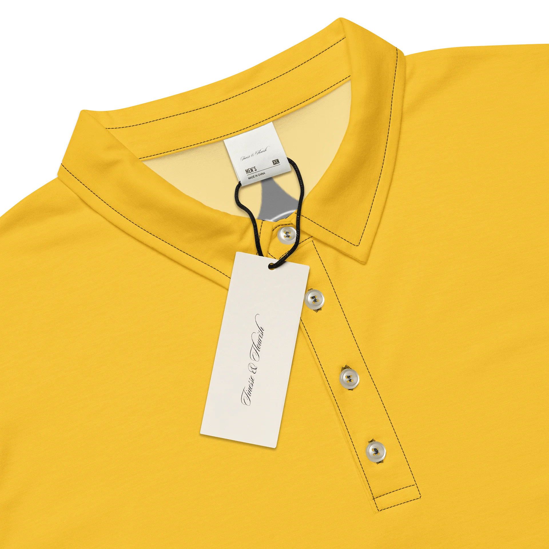F&F Slim Fit Polo Shirt (GLD) product image (4)