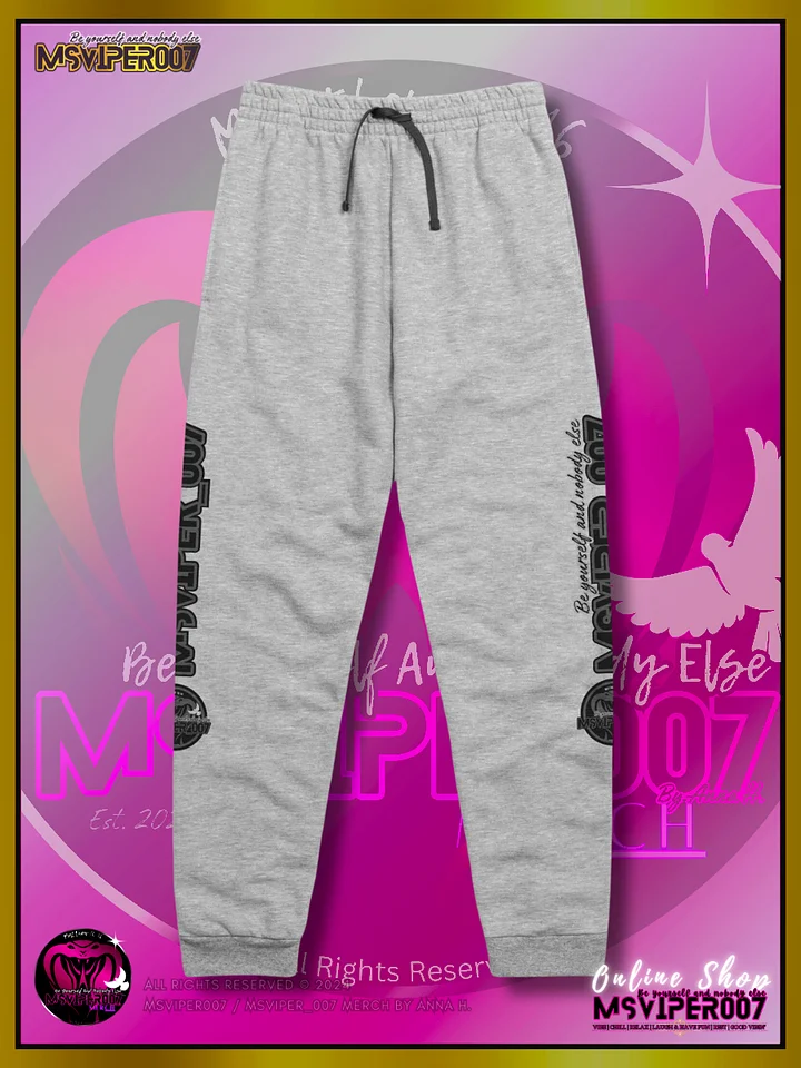 Pants - "MsViper_007™ Brand" [grey/blk] - Support&Sport" Cozy Comfort Jogger Pants By Anna H. product image (1)