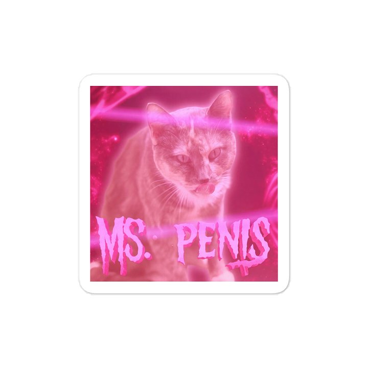 Kitty Ms. P Sticker (Set of 1) product image (1)