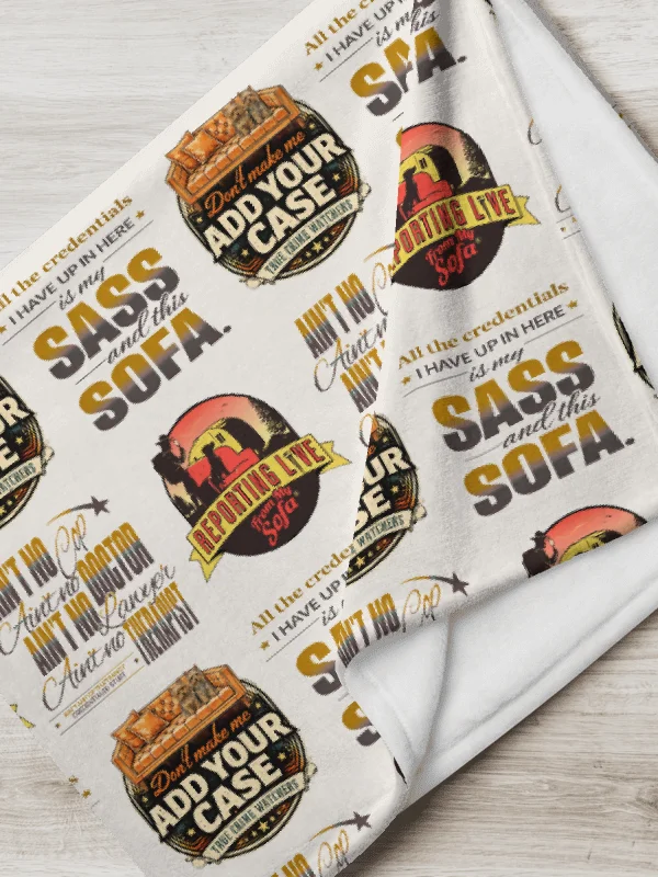 True Crime Throw Blanket Sofa Proclamations Sofa Blanket product image (12)