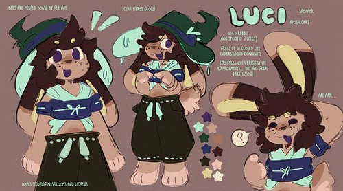 apothecary bunny 🍄
ref sheet for my own OC :3