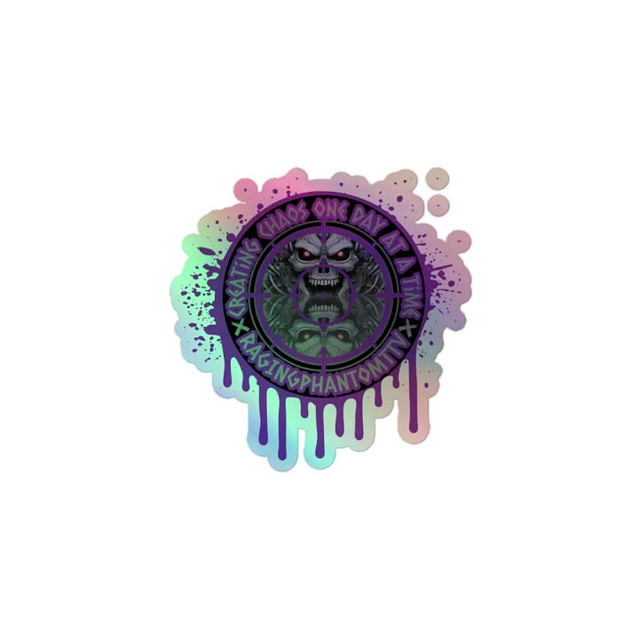 Holographic Rage sticker product image (1)