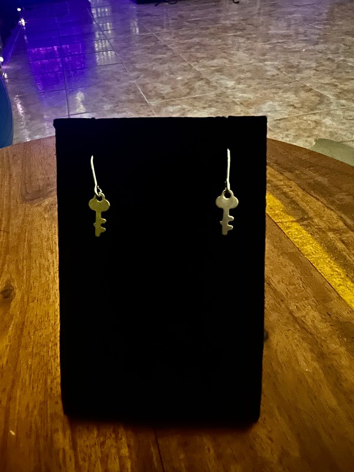 Tiny Key Earrings product image (1)