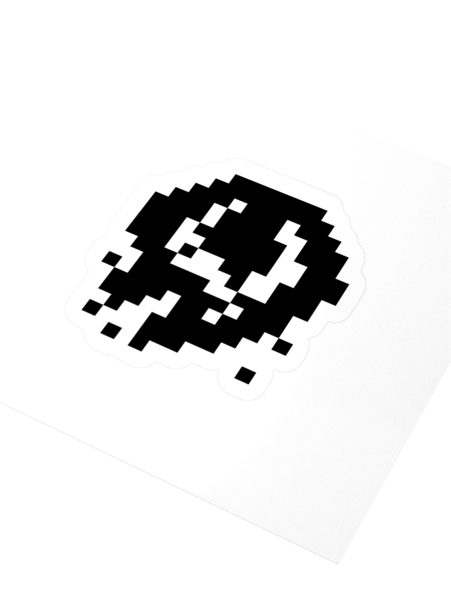 ASCENT - GHOST LOGO STICKER product image (8)