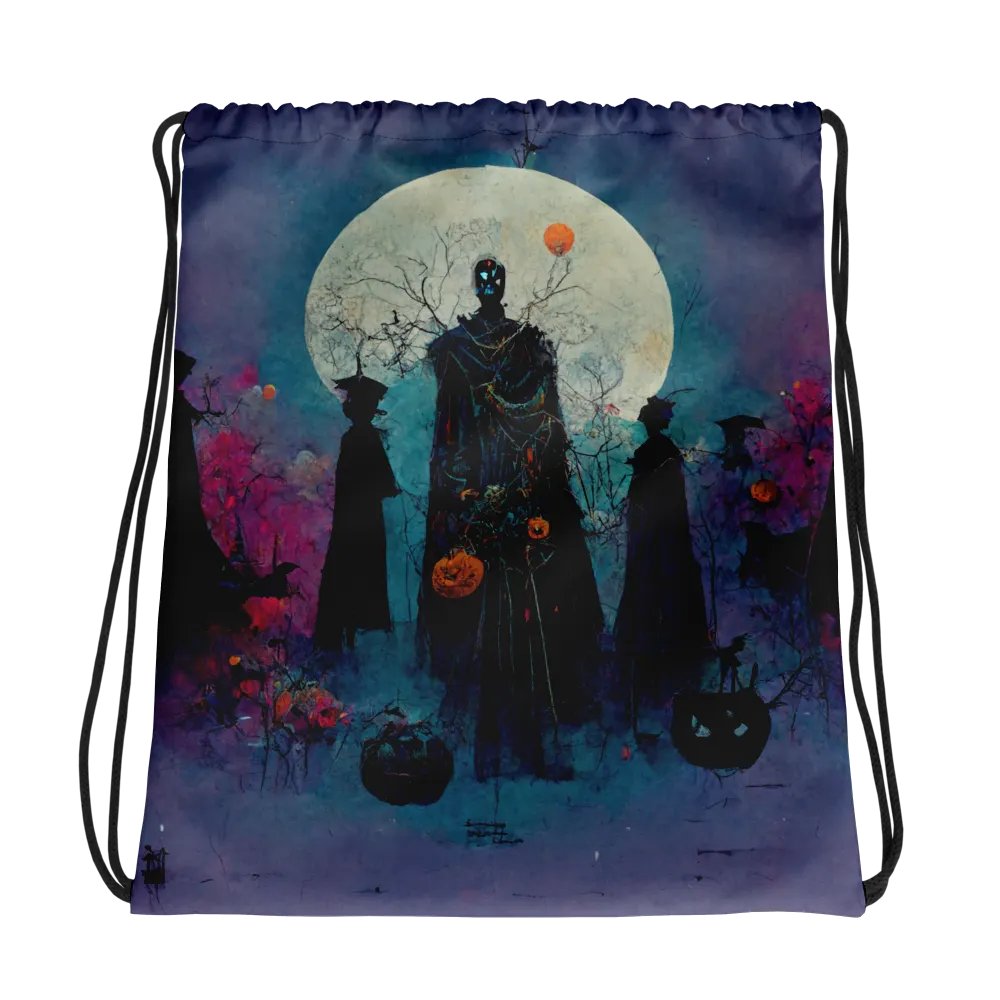 Moonlit Masquerade Drawstring Bag product image (1)