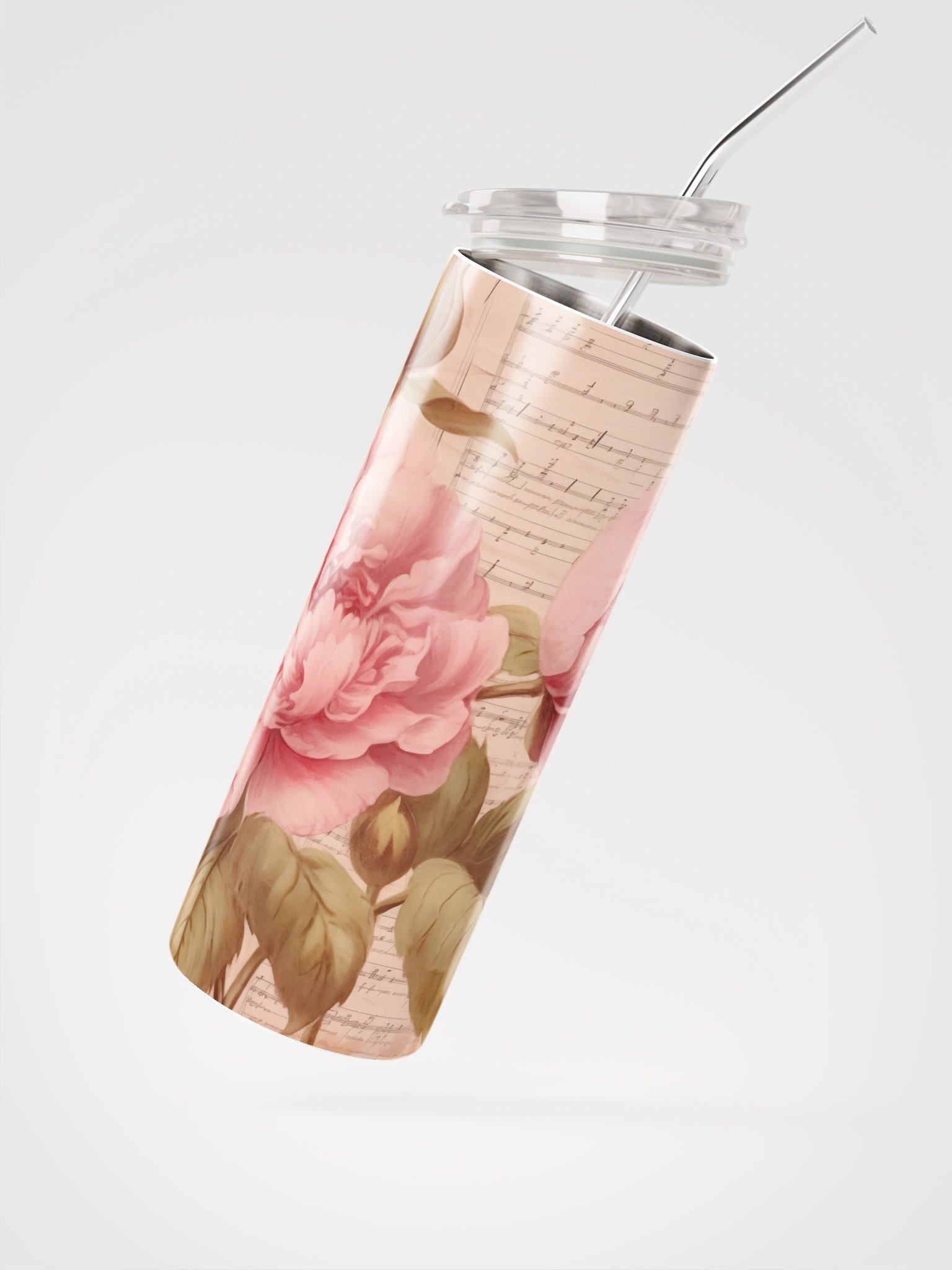 Musical Rose Stainless Steel Tumbler product image (2)