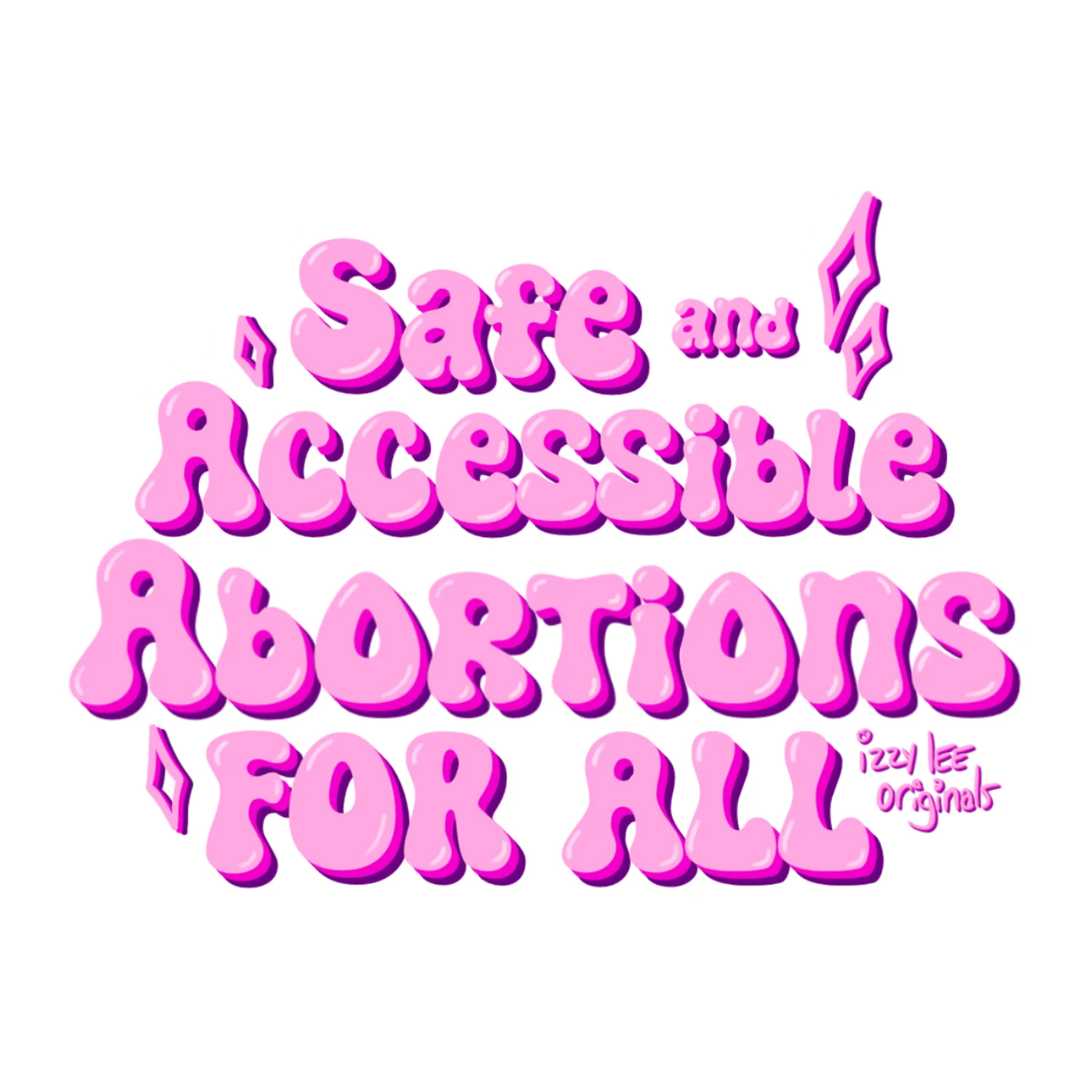 Safe and Accessible Pink Sticker product image (2)
