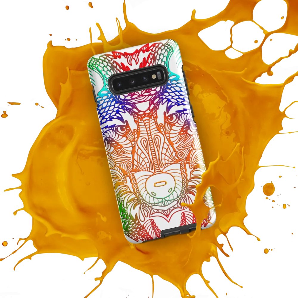 Wolf Head Mandala Phone Case product image (1)