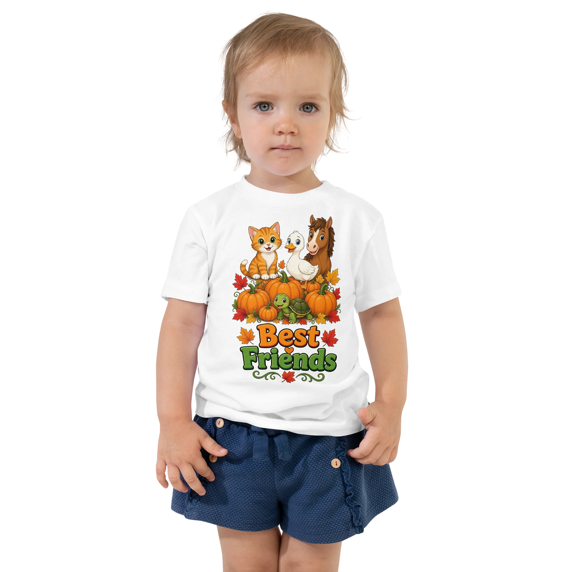 Best Friends Autumn Animals Toddler Tee product image (1)