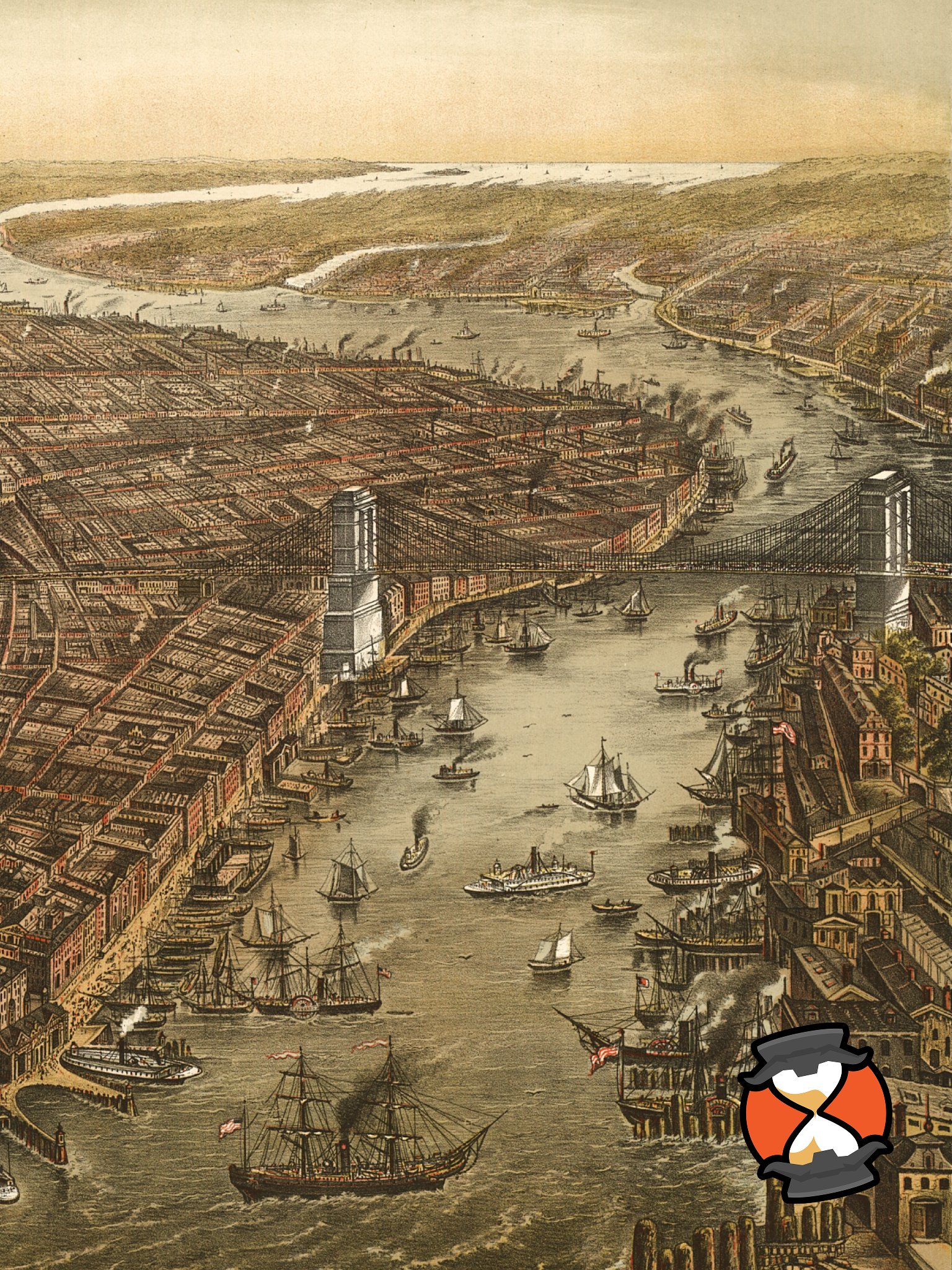 New York City 1873 (Unframed Poster Print) product image (3)