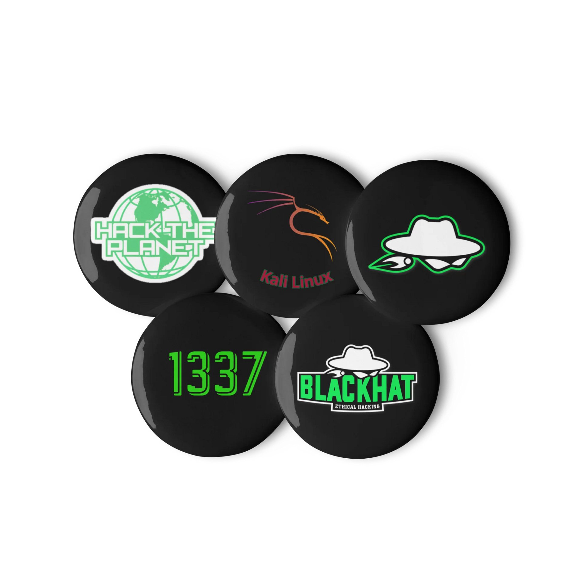 🎯 Red Team Essentials – Hacker Pin Pack (Set of 5) product image (3)