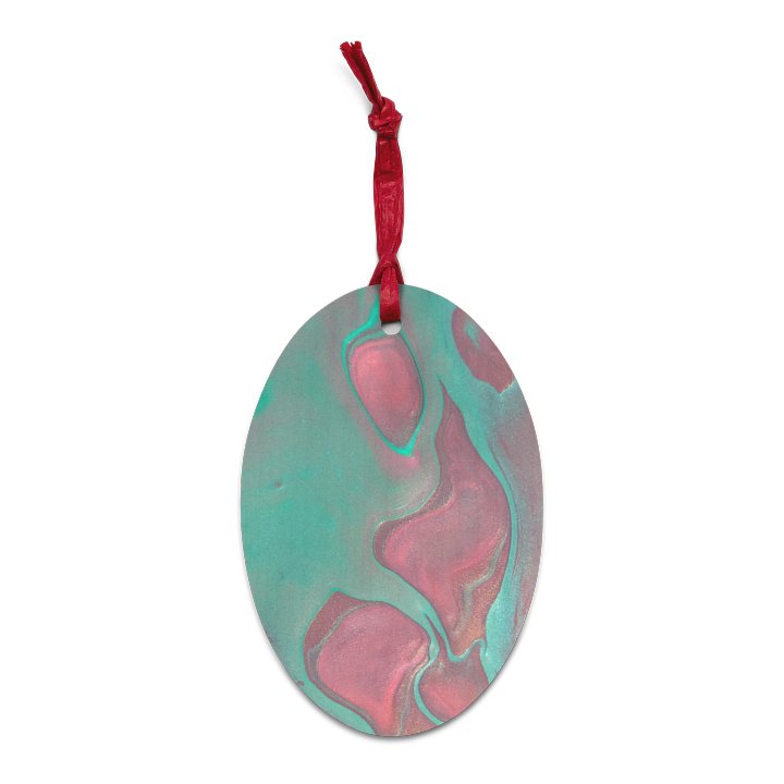 Elegant Abstract Art Christmas Ornament product image (1)