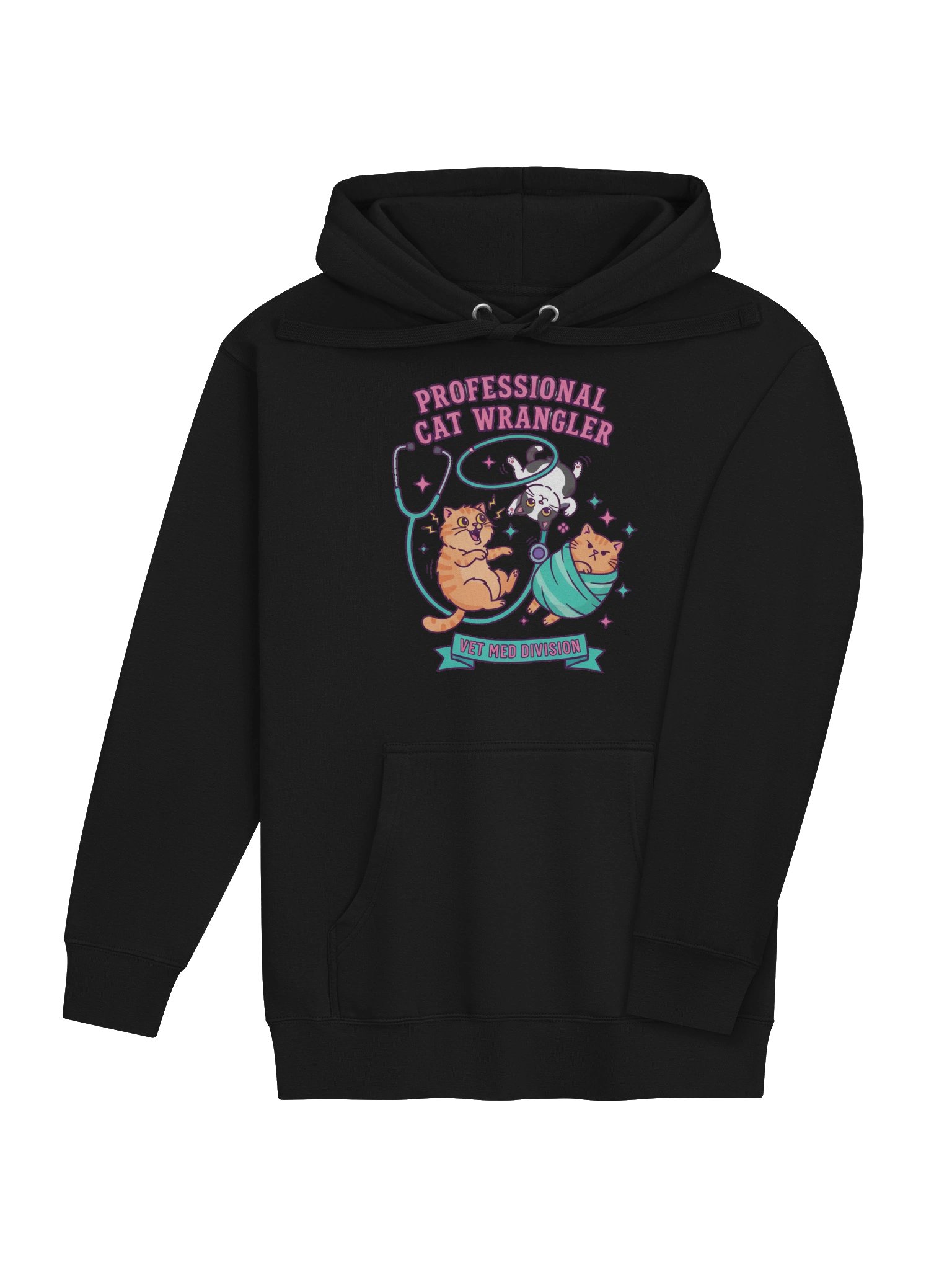 Professional Cat Wrangler Vet Med Hoodie product image (4)