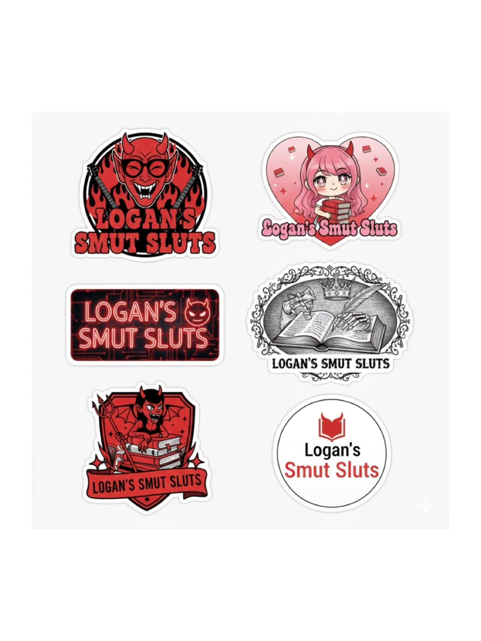 Smut Slut Sticker Pack product image (1)
