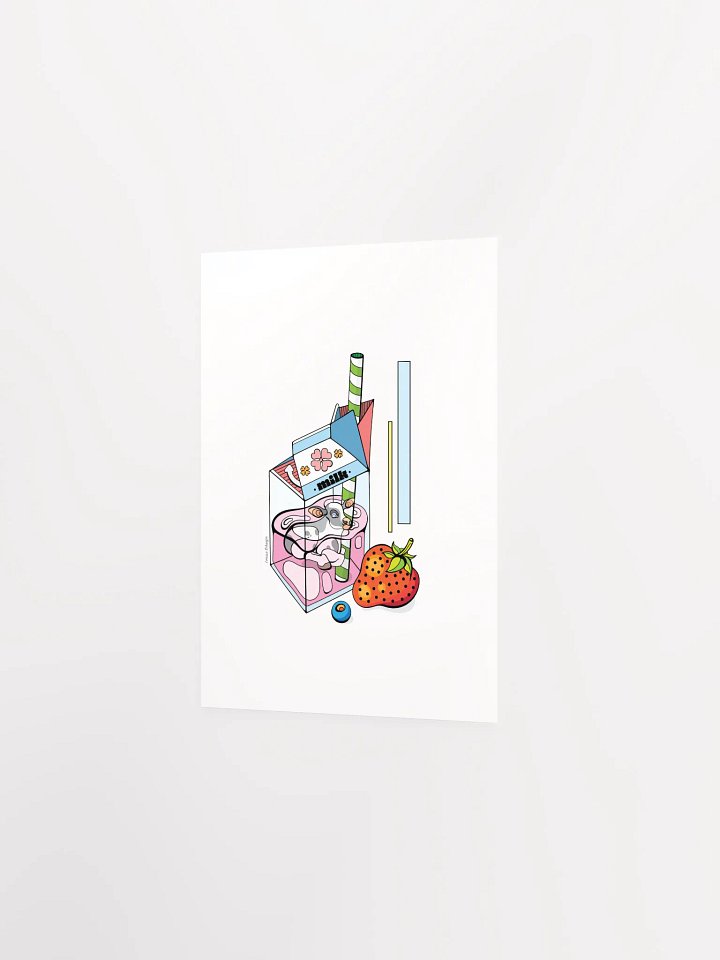 "Remember to Drink your Strawberry Milk" Print product image (8)