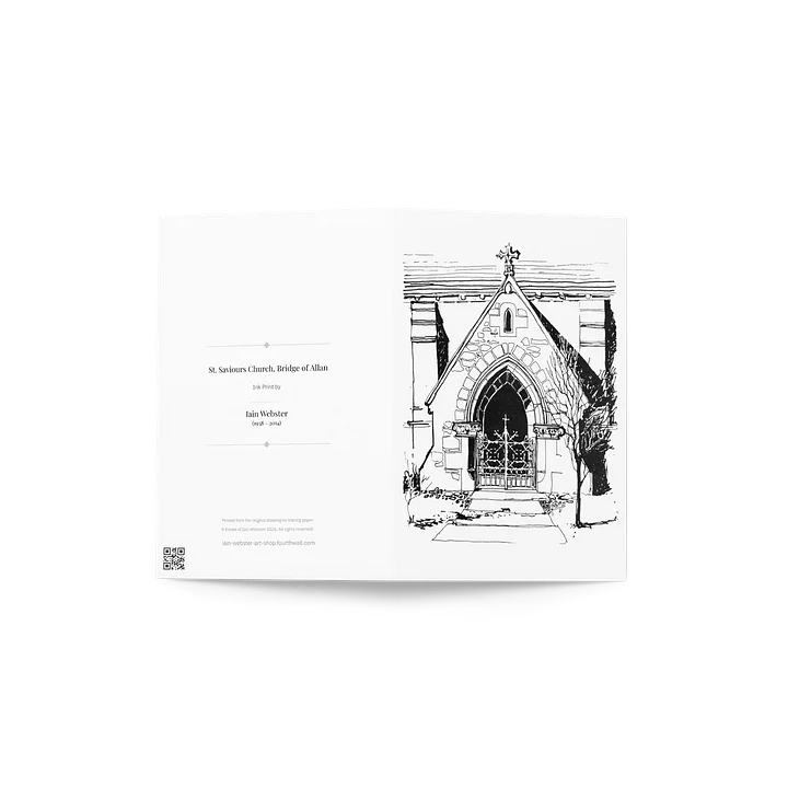 St Saviours Church, Bridge of Allan - Greeting Card product image (2)