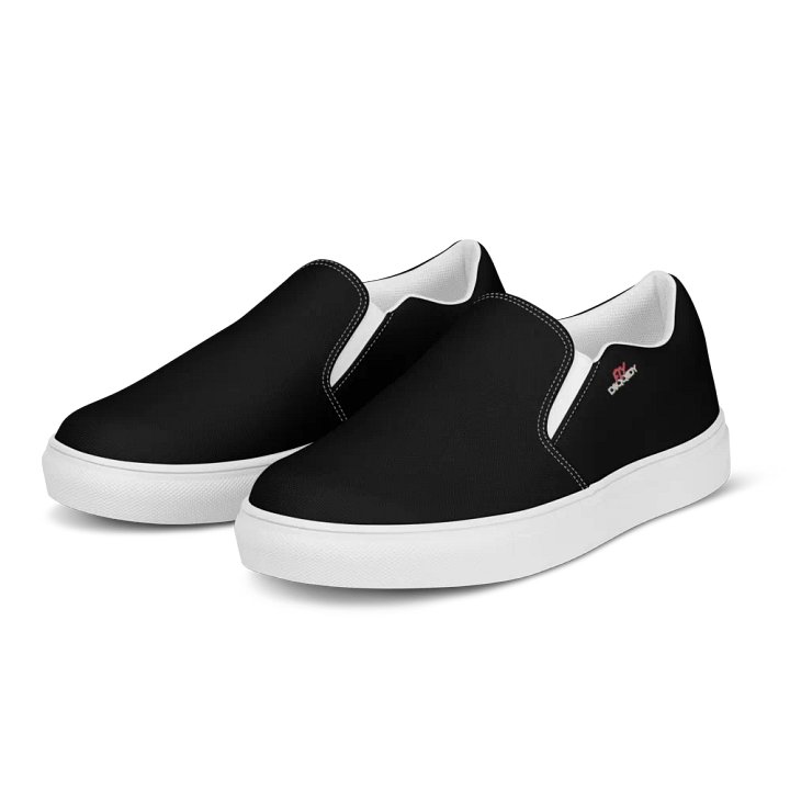 Fly Diiqqiidy Black/White Men's Slip-On Canvas Shoes product image (1)
