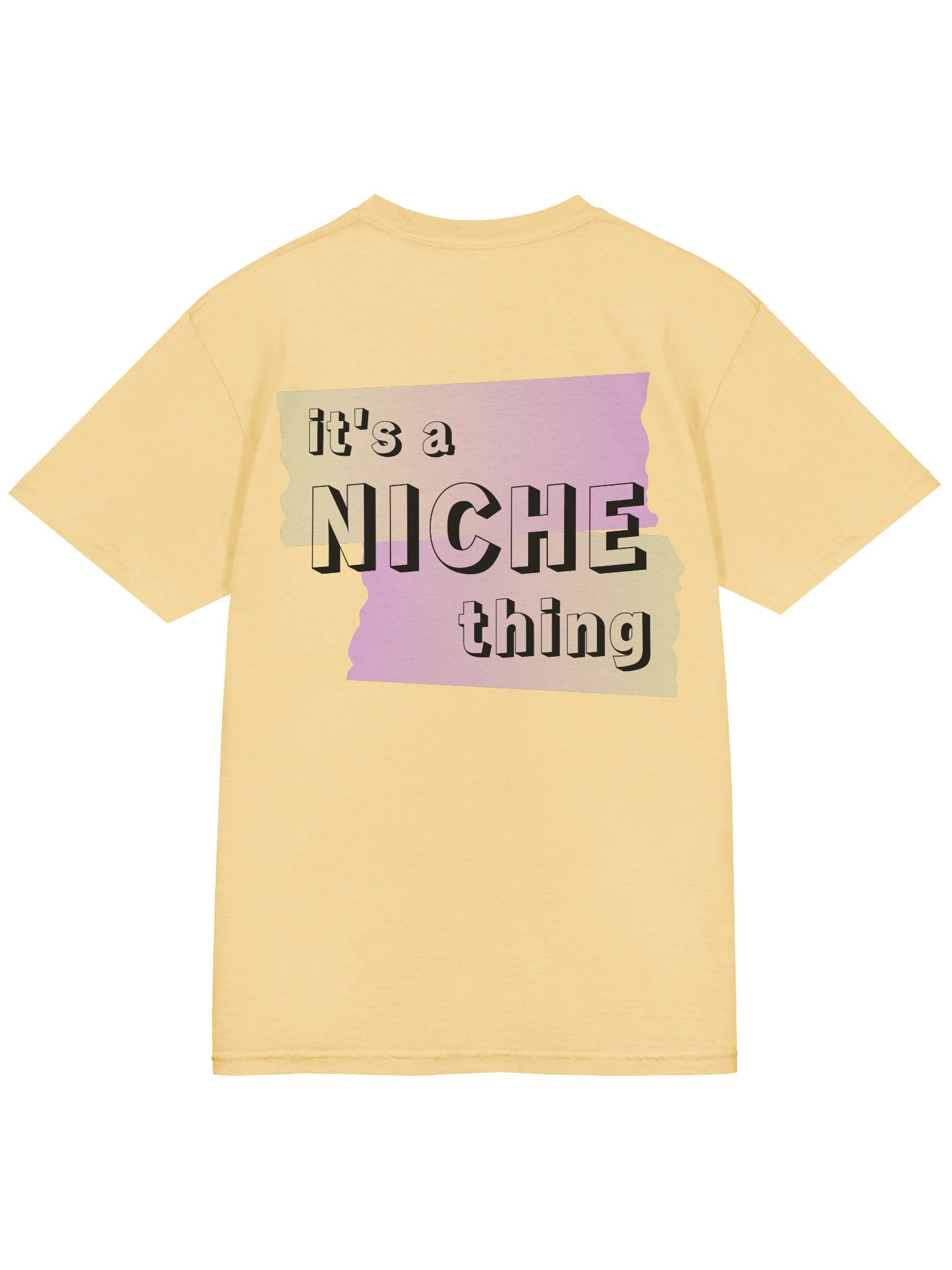 On The Go Tee - "it's a niche thing" product image (4)