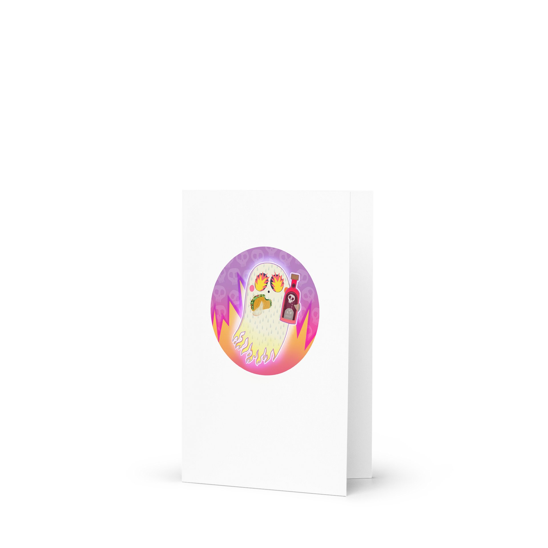 Little Ghost Hot Sauce #2- Greeting Card product image (5)