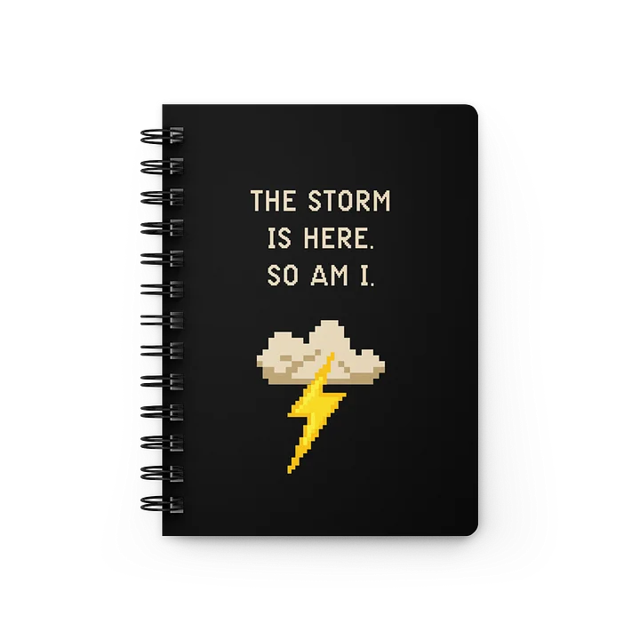 The Storm Is Here Notebook | Chronic Illness Resilience Journal product image (1)