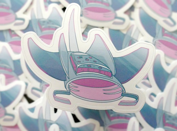 Pastel Manta vinyl sticker product image (1)