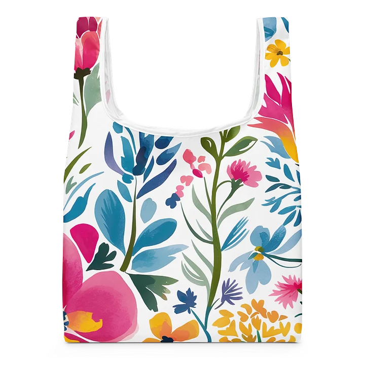 Whimsical Blooms Shopping Bag product image (1)