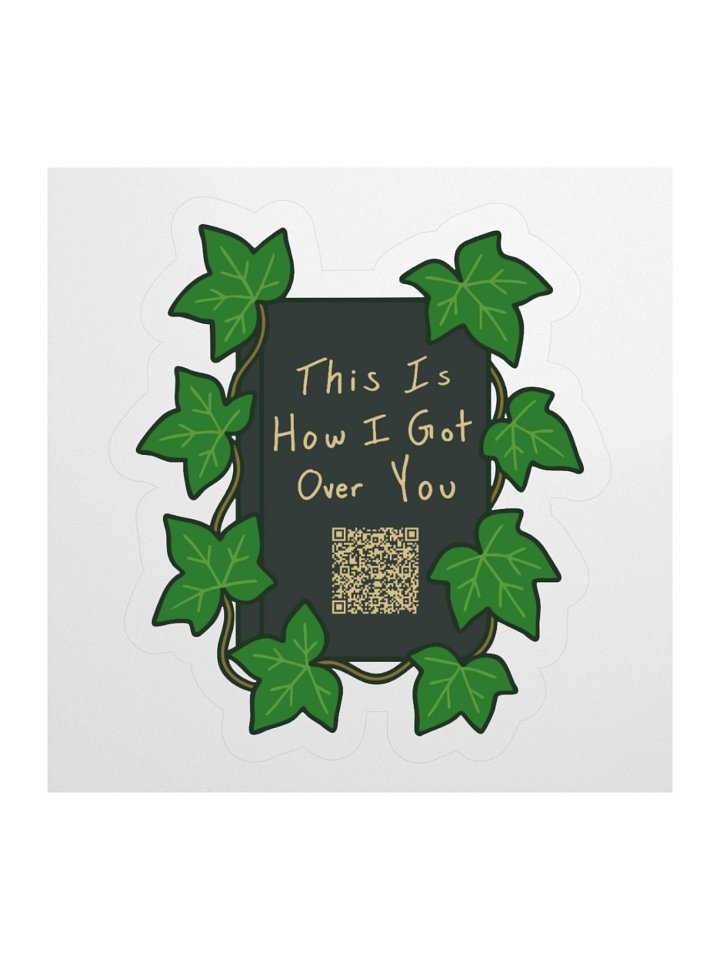 This Is How I Got Over You Cover QR Code Sticker product image (2)