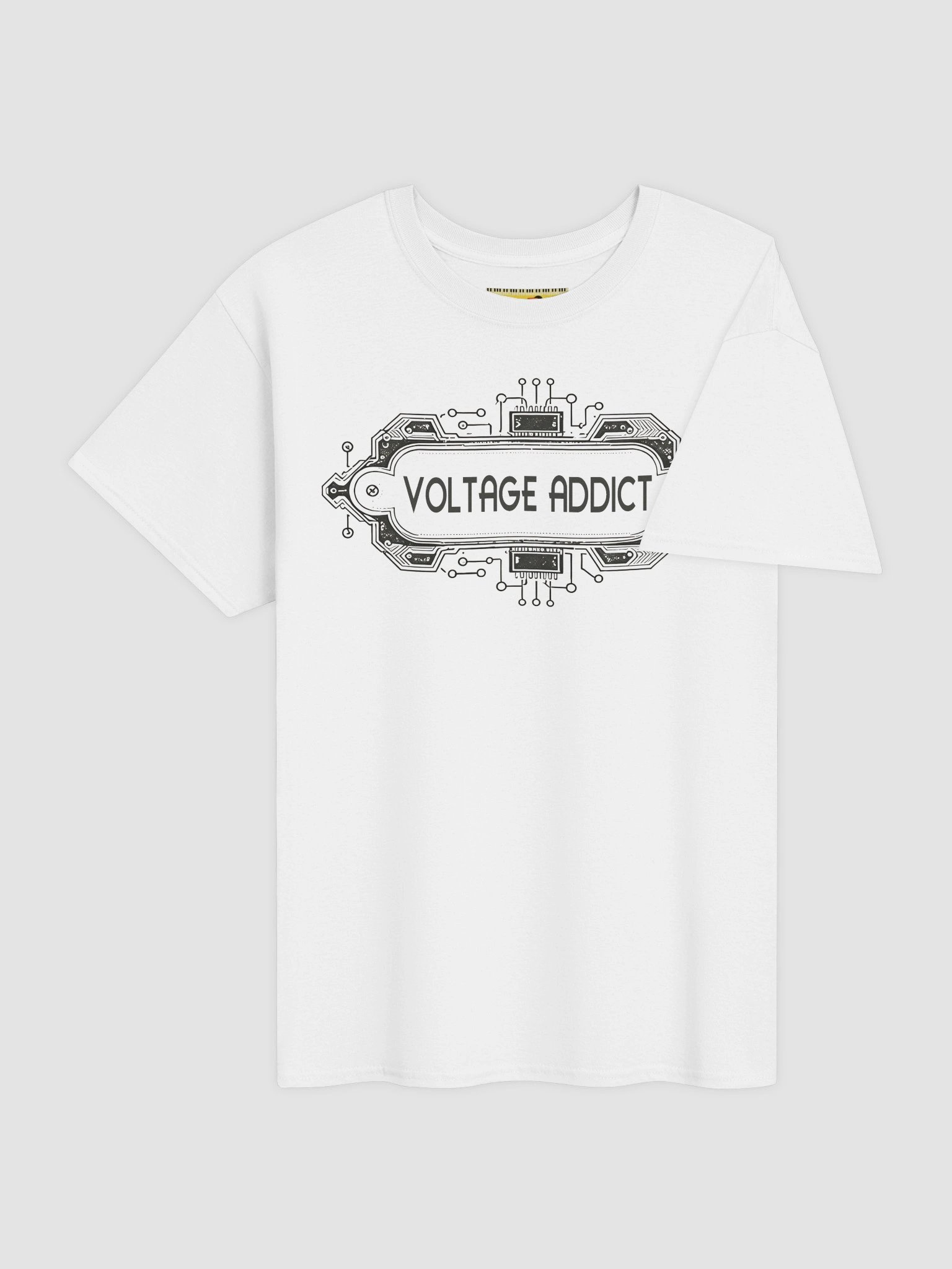 VOLTAGE ADDICT, by Frank Fonik Unisex t-shirt product image (4)