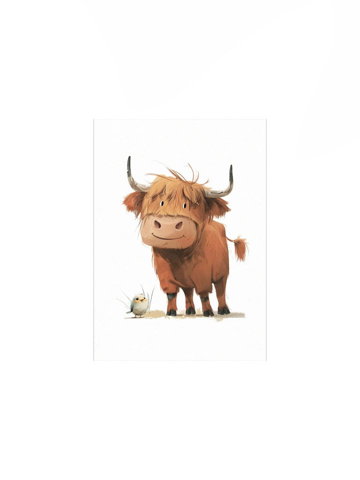 Highland Cow and Best Friend, Farm Themed Nursery product image (2)
