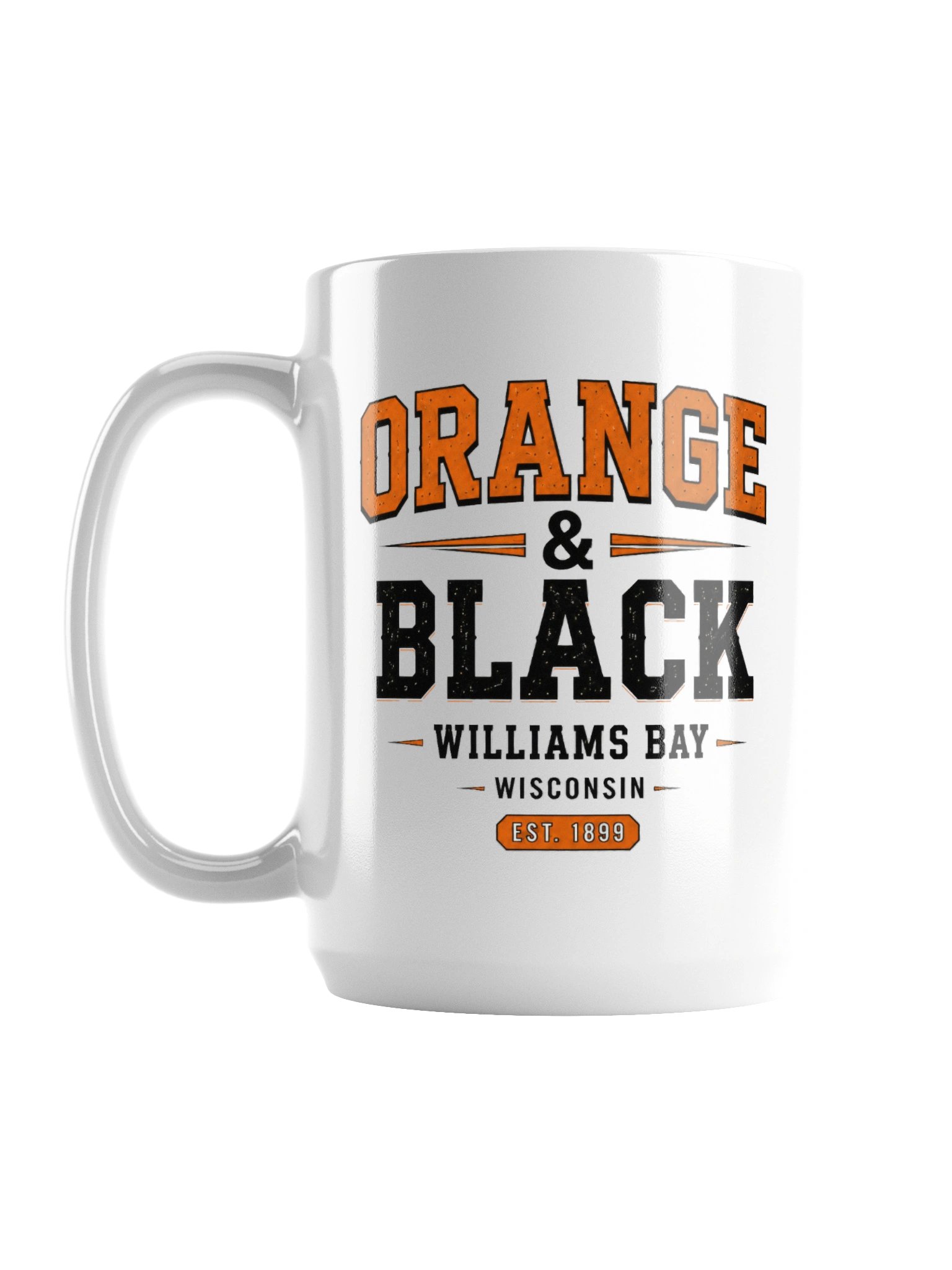 Orange & Black 15oz Mug product image (1)