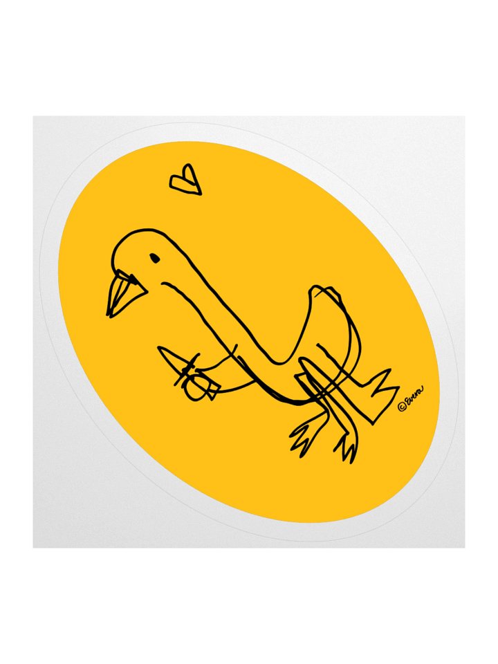 Murder Goose Sticker - Yellow product image (2)