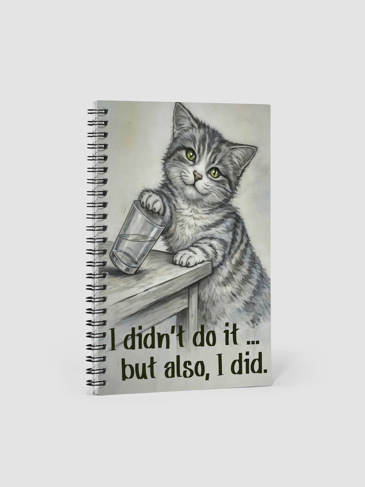 I Didn’t Do It Funny Cat Notebook product image (1)