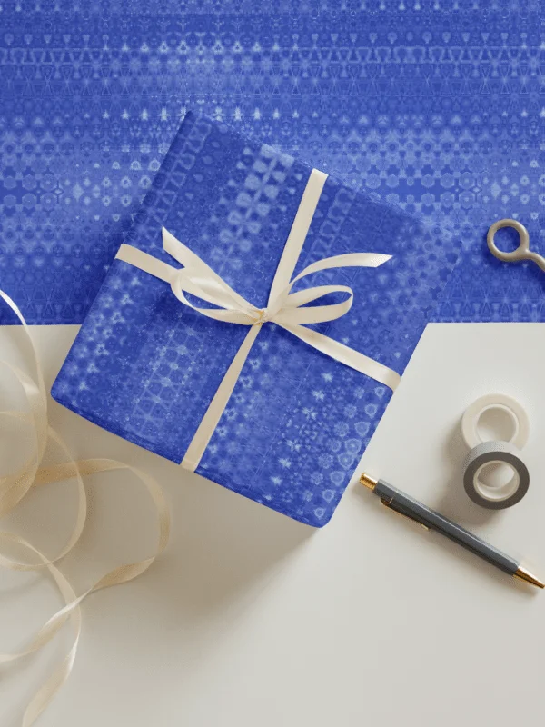 Wrapping Paper Set of 3 Pink Purple Blue product image (5)