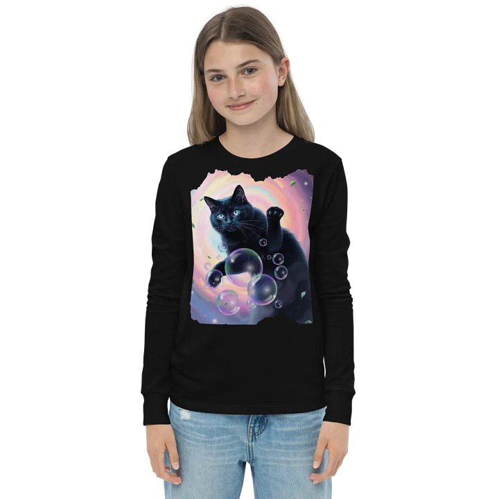 Dreamy Cat Bubble Play Long Sleeve product image (1)