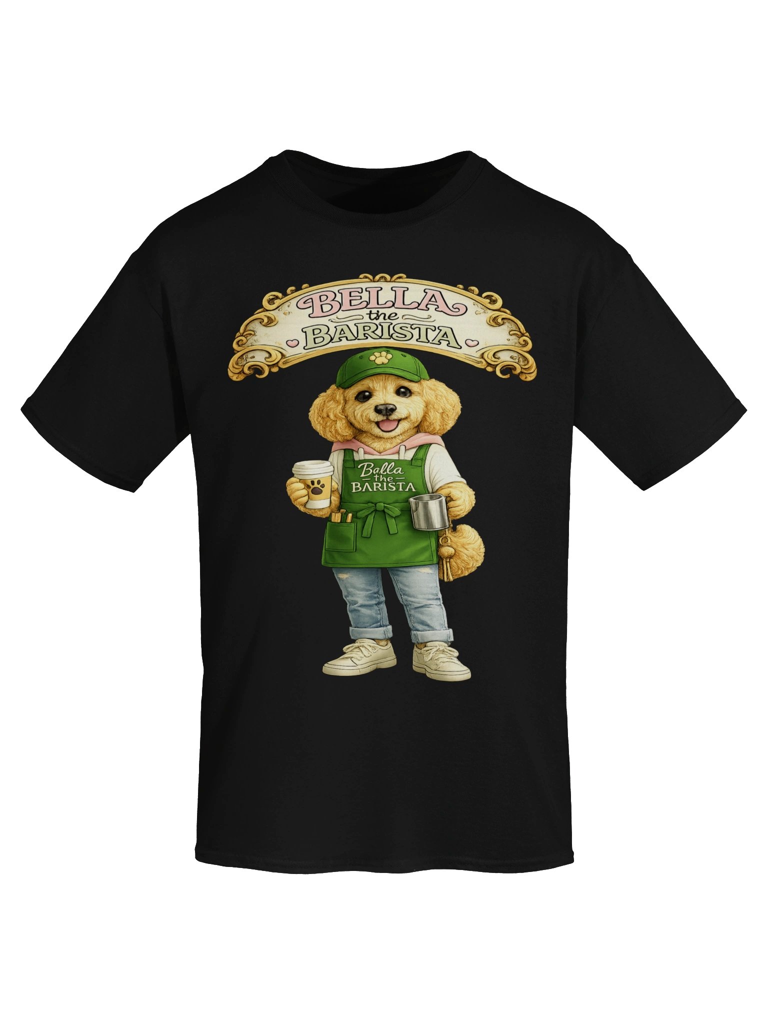 Bella the Barista Dog Adult Tee product image (38)