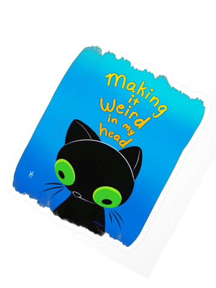 Making it Weird in my Head sticker product image (2)