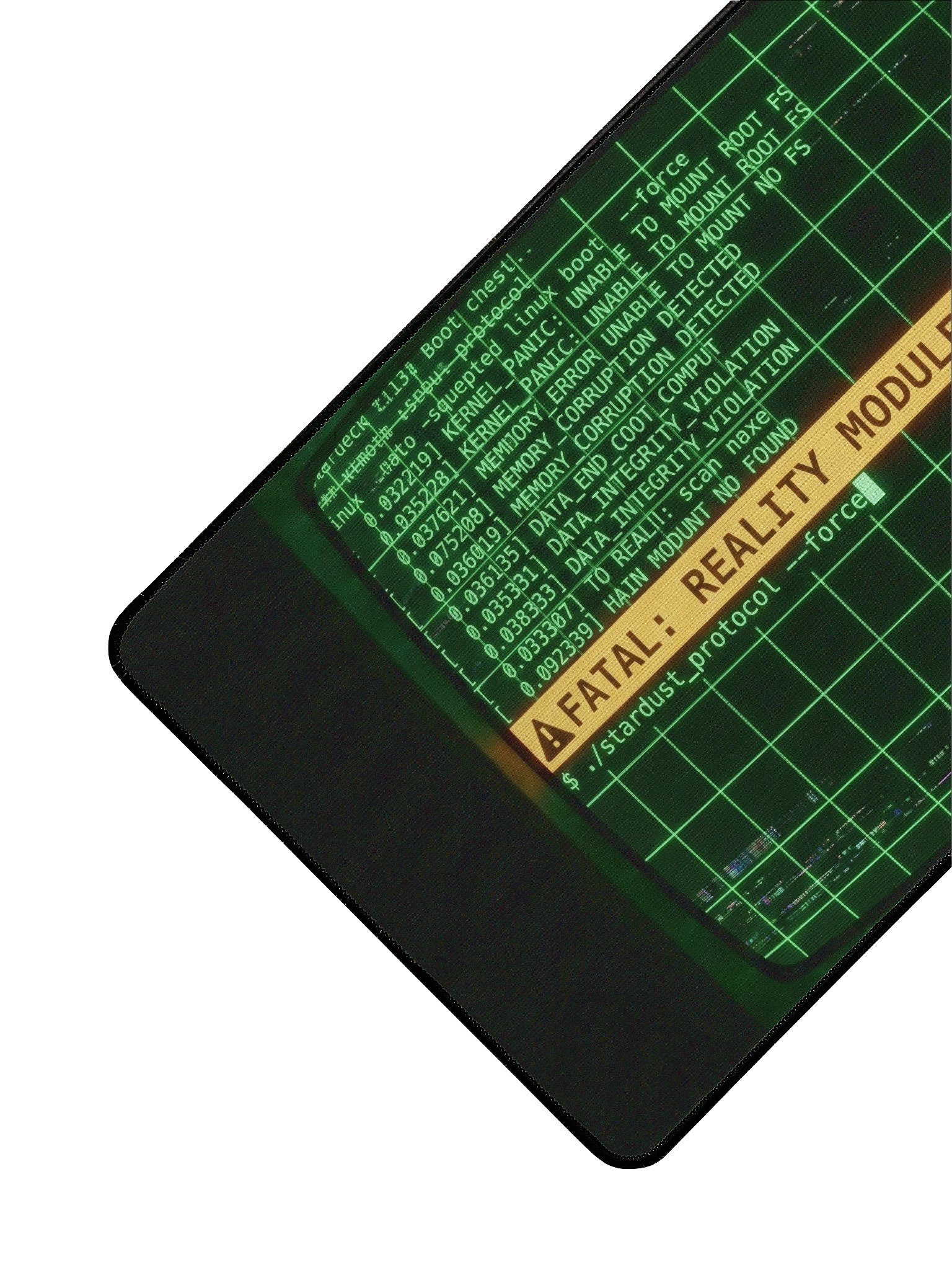 OBJECT 004: KERNEL_PANIC // DESK_COMMAND - Retro Terminal Gaming Deskmat product image (4)