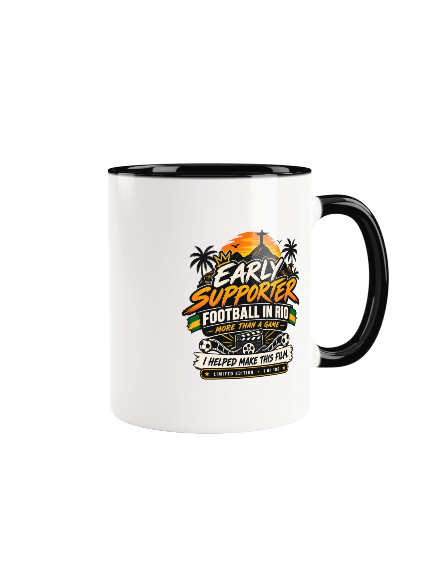 Official Football in Rio Logo Mug - White product image (1)