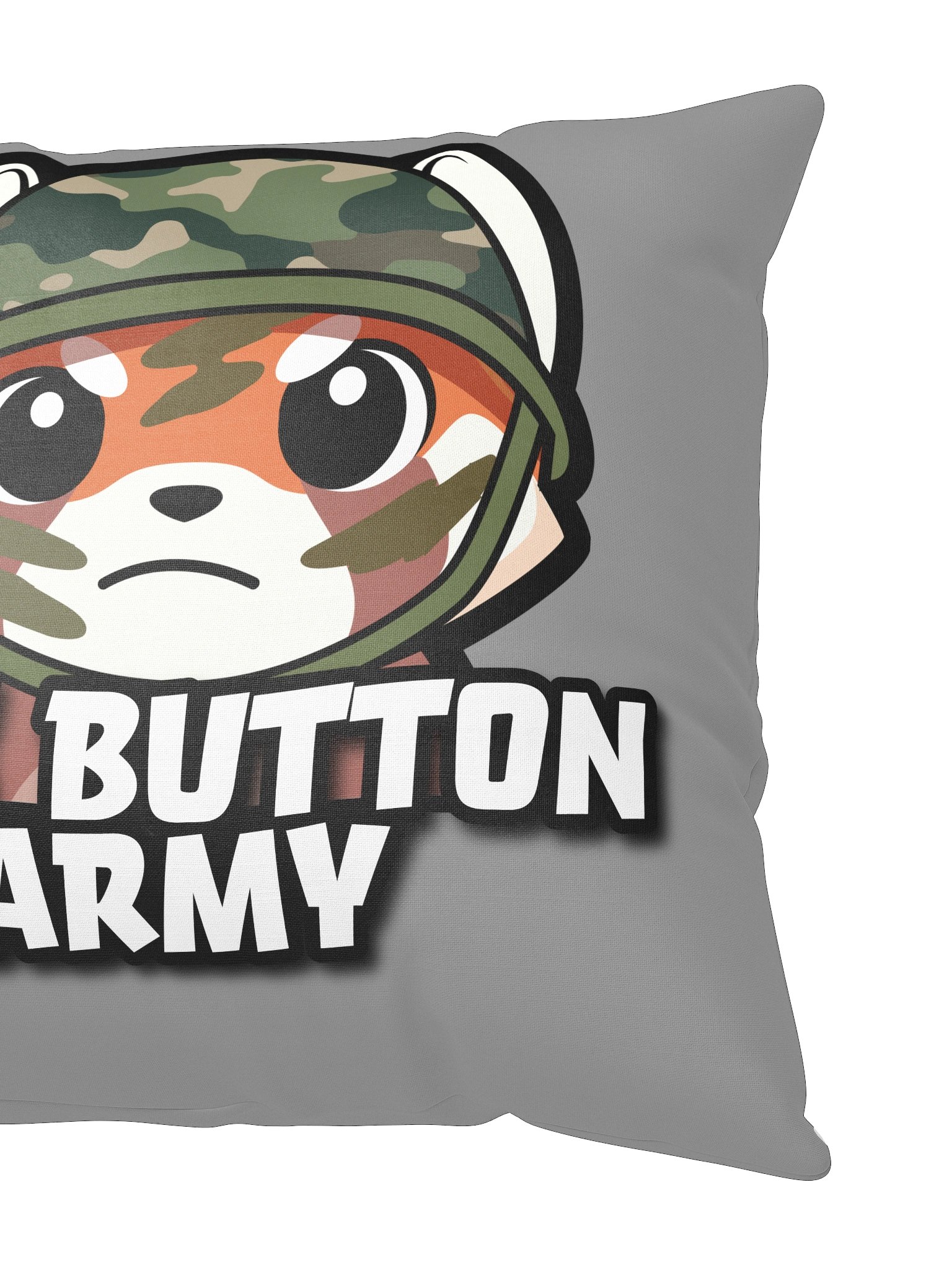 One Button Army - Print Pillow product image (2)