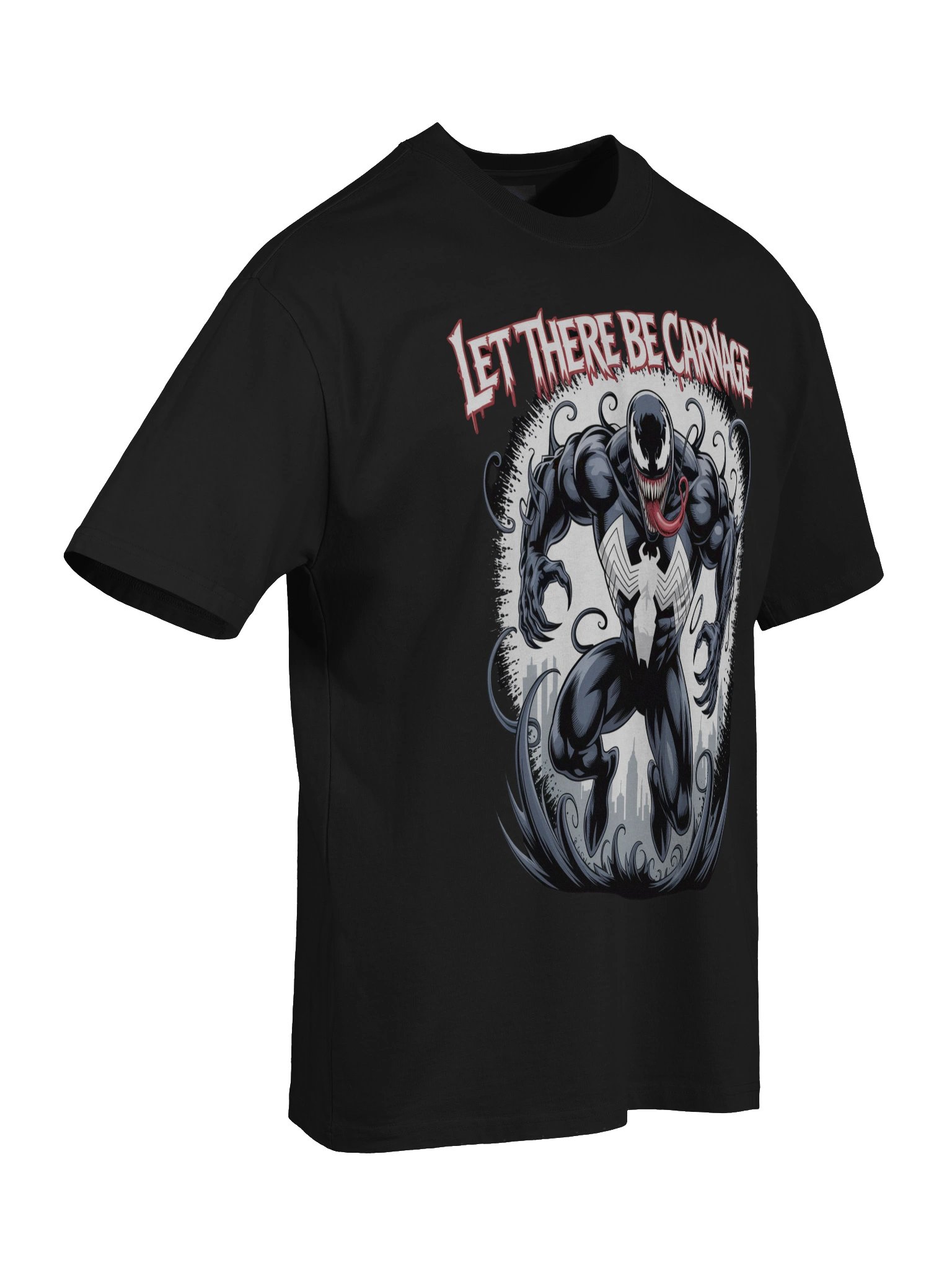 Let There Be Carnage: Venom Faded Oversized Tee product image (8)