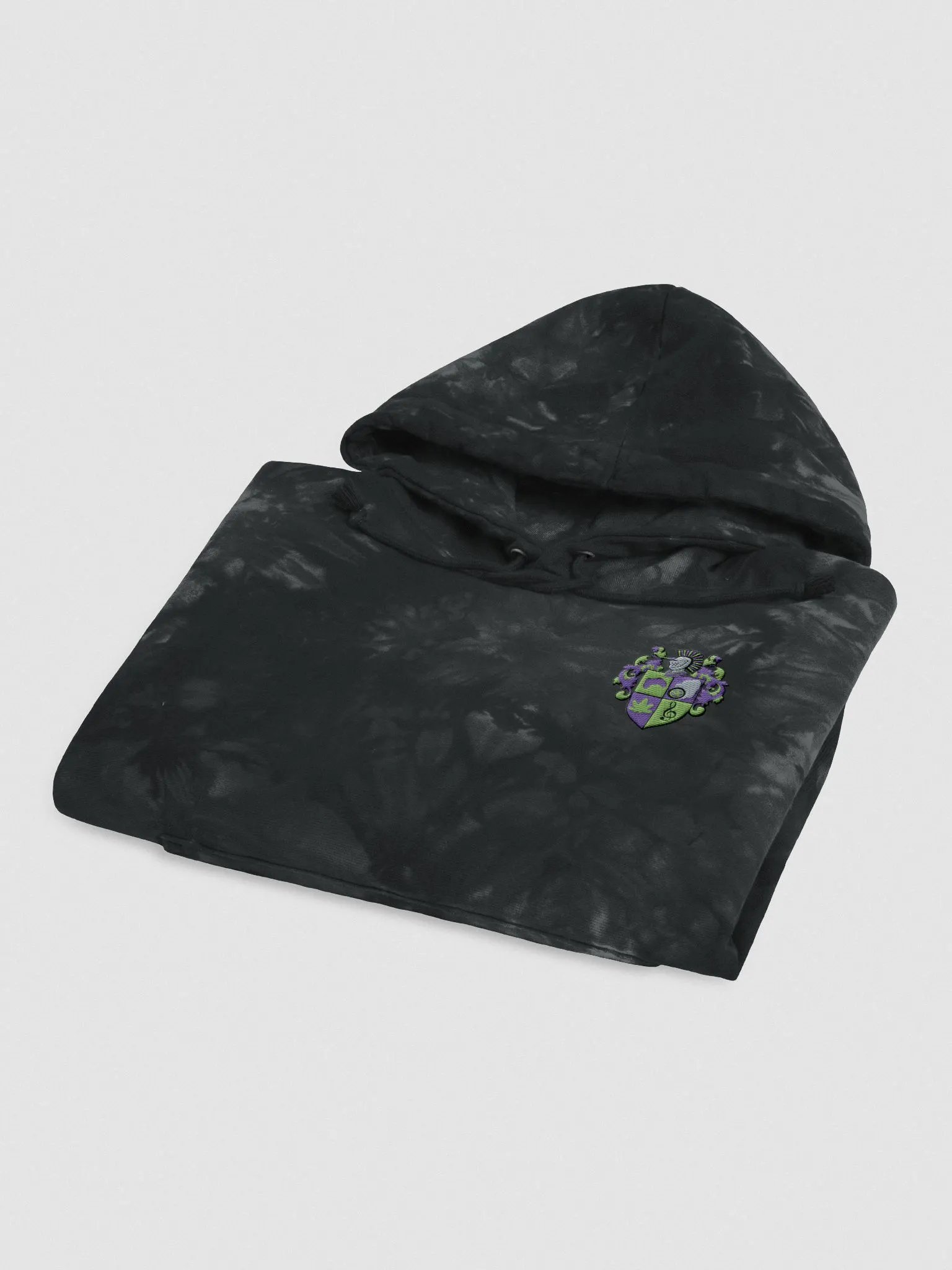 Crest Tie-Dye Hoodie (Embroidered) product image (4)