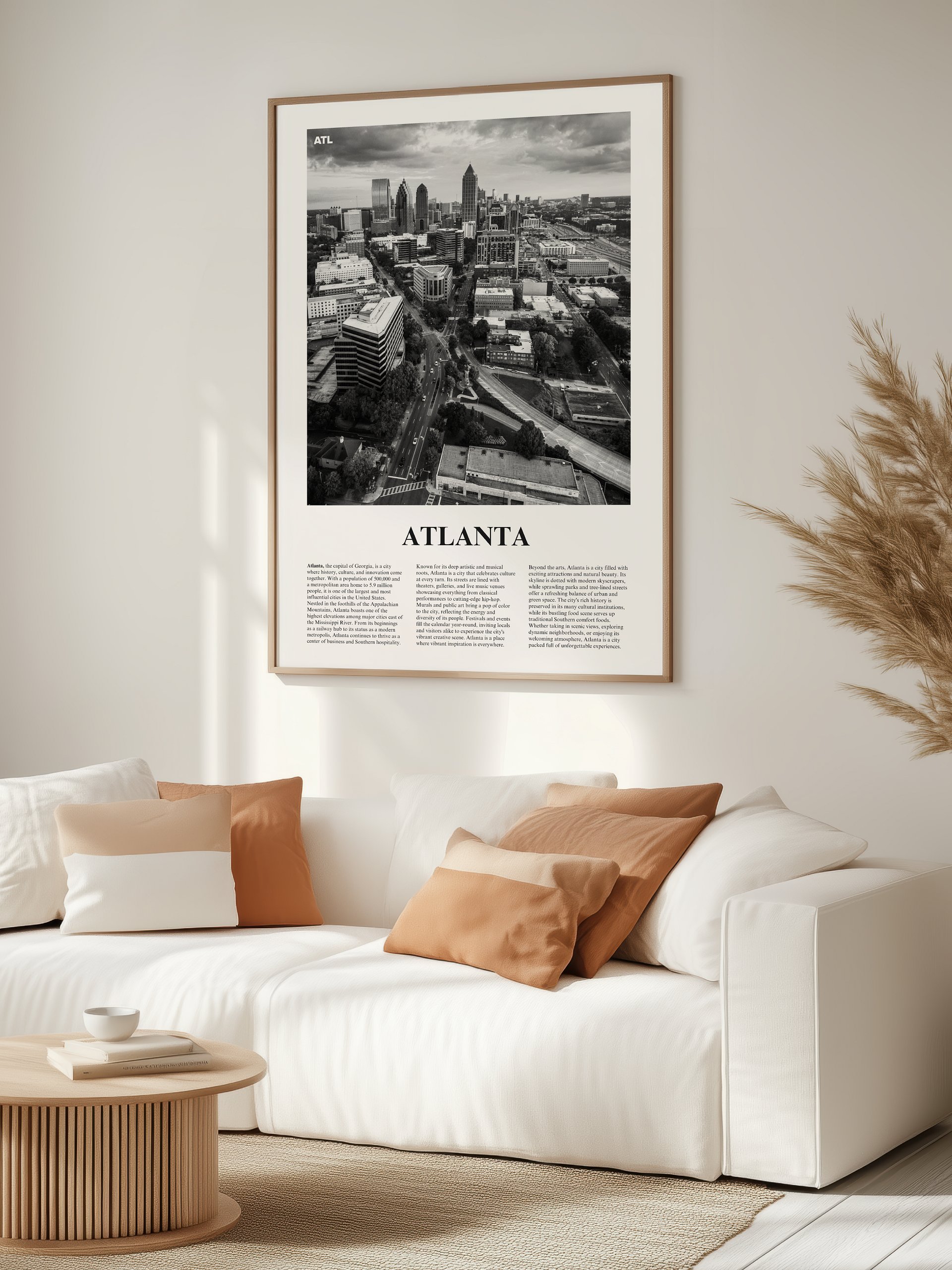 Atlanta 02 Newspaper Poster | Framed product image (3)