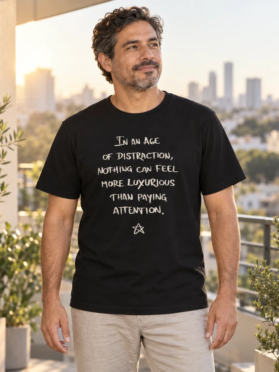 Mindfulness Shirt Intentional Living Tee Be Present Gift Meaningful Statement T Shirt Conscious Living Apparel product image (6)