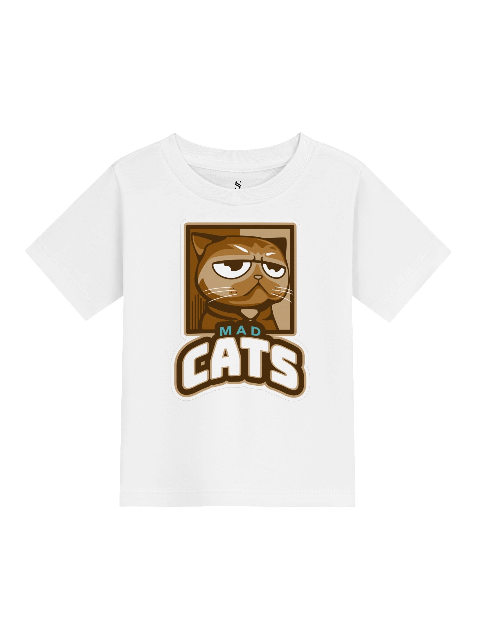 Mad Cats Grumpy Brown Cat Baby Tee product image (6)