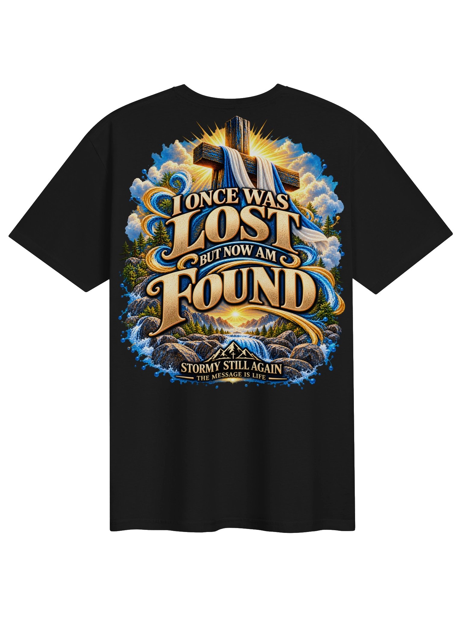 Amazing Grace Cross Christian T-Shirt product image (15)