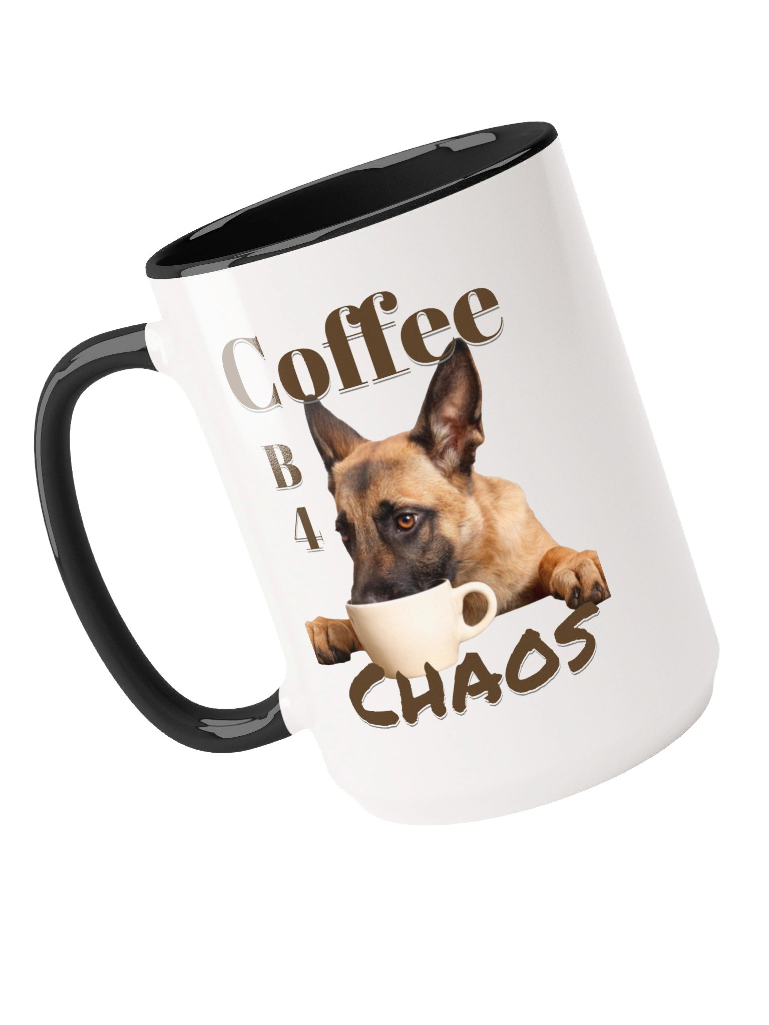 Coffee Before Chaos - Two Toned Coffee Mug product image (4)