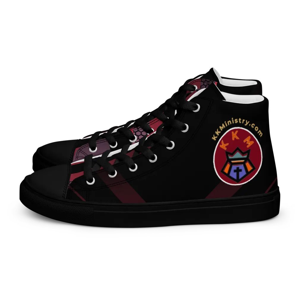 KKMinistry Black & Purple High Tops product image (1)