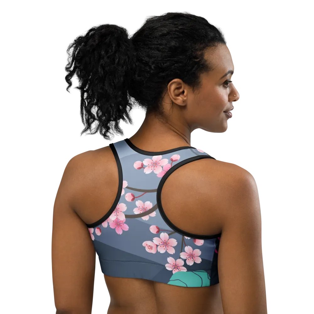 Floral Kaleidoscope Sports Bra product image (6)
