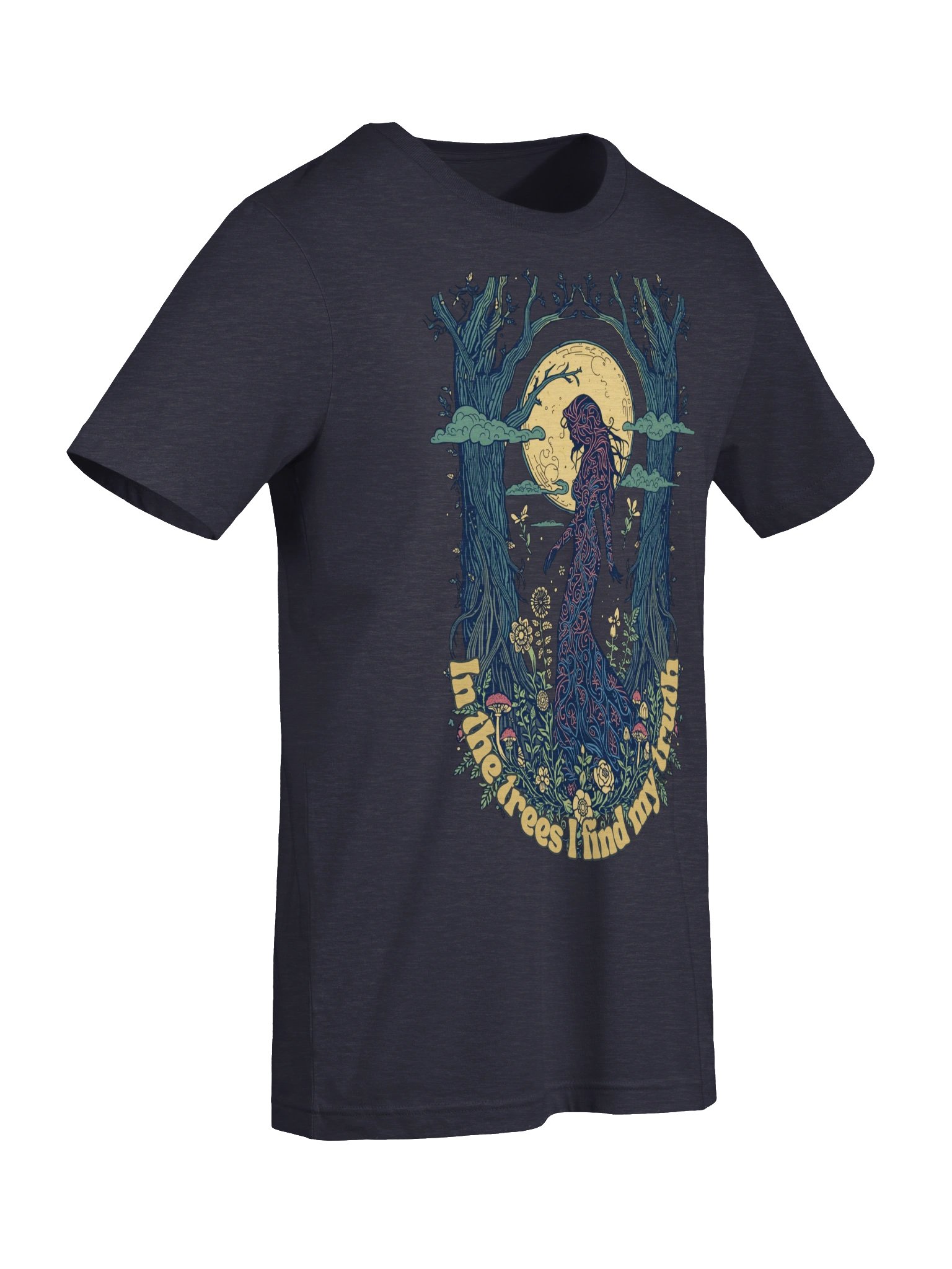 Forest Goddess Shirt, In the Trees I Find My Truth, Mystical Nature Tee product image (8)