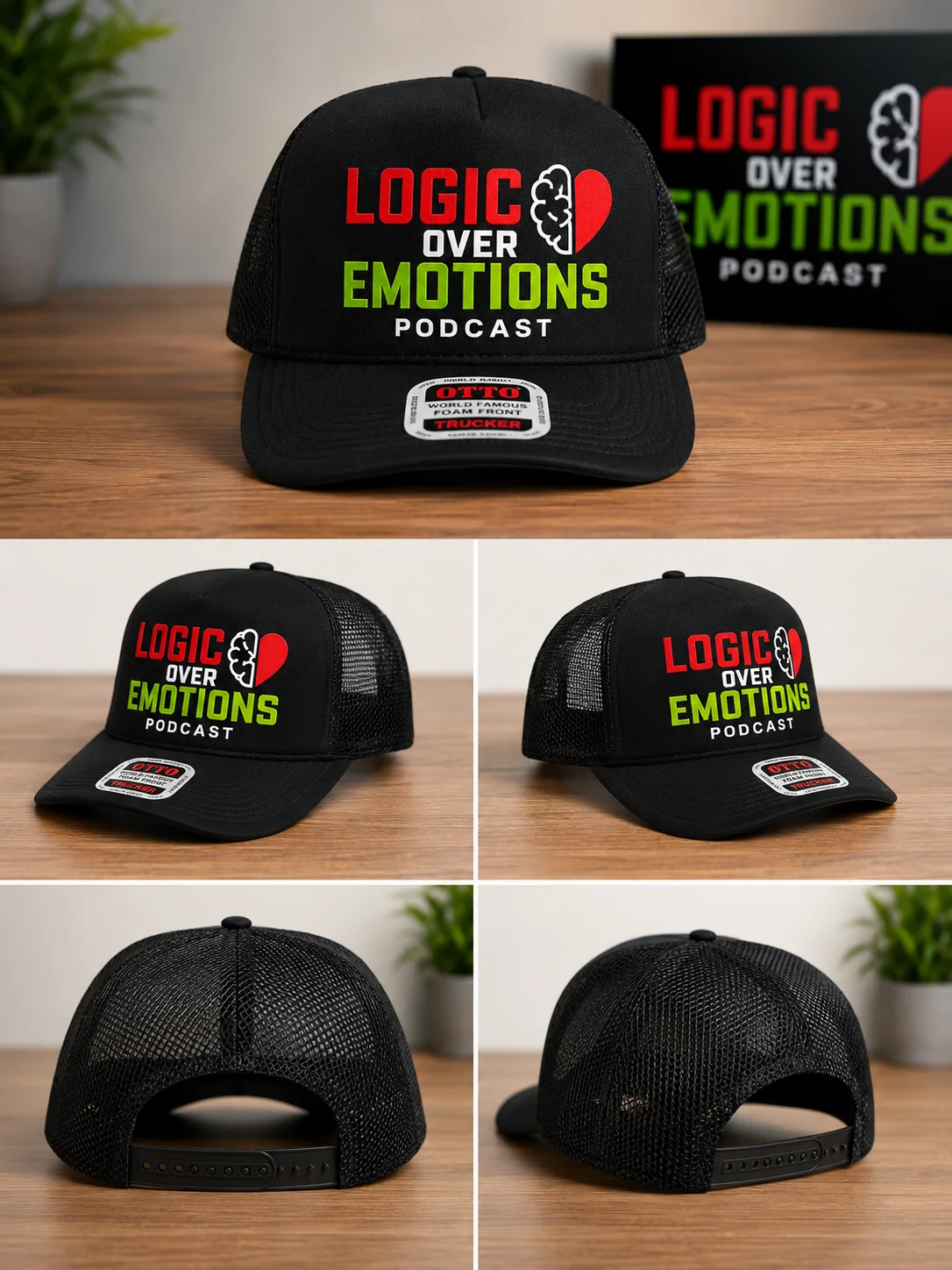 Logic Over Emotions SnapBack product image (1)